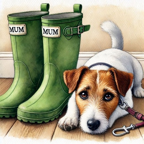 Single luxury jack russell mum - jack,