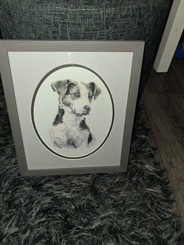 Vintage framed cross stitch - vintage,
