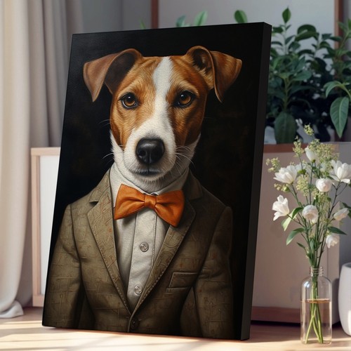 Jack russell suit canvas - a,
