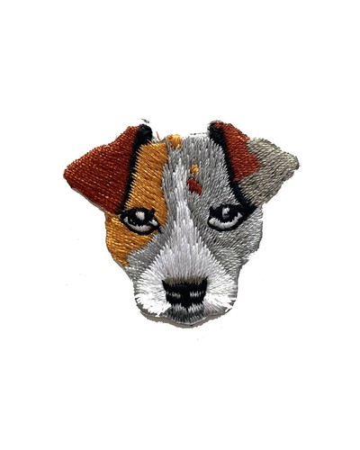 Embroidered cute jack russell - embroidered,