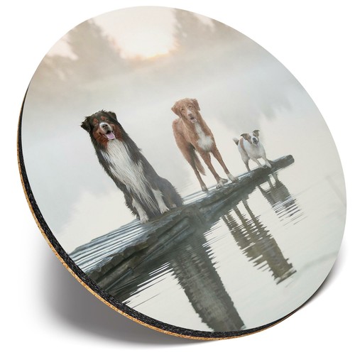 Round single coaster - single,