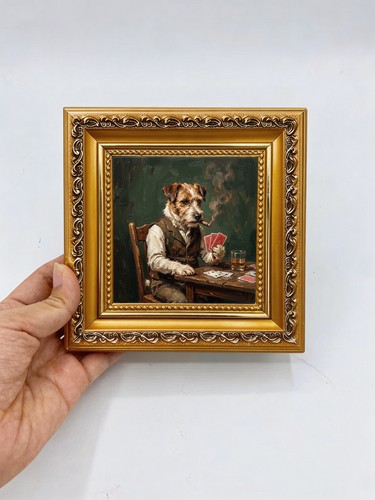 Jack russell cigar poker - russell,
