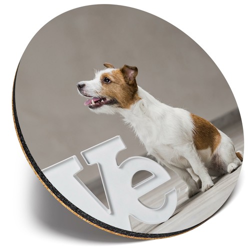 Round single coaster love - ,